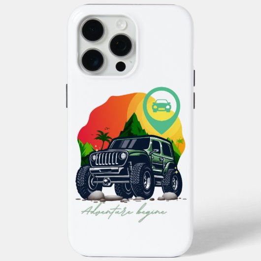 冒険の始まり、オフロード Case-Mate iPhoneケース (裏面)