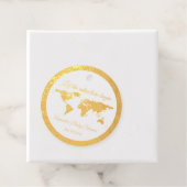 冒険の始まり ゴールデングローブ ベイビーシャワー フェイバータグ (箱)