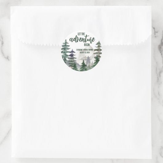 冒険の始まり!シャワーフェイバーギフト ラウンドシール (バッグ)