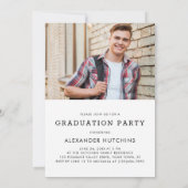 冒険の始まり フォト 卒業パーティー 招待状 (裏面)