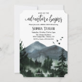 冒険の始まり ブライダルシャワー招待状 招待状 (正面)