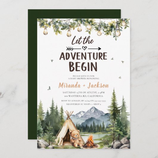 冒険の始まり 招待状 (正面/裏面)