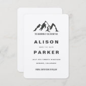 冒険の始まり – 日付クラフト セーブザデート (正面/裏面)