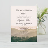 冒険の始まり　男女兼用ベビーシャワー 招待状 (スタンド正面)