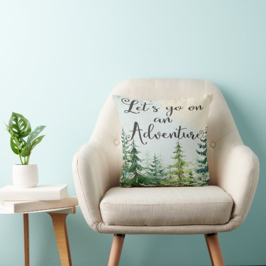 冒険の子供部屋の森林枕で行こう クッション (椅子)