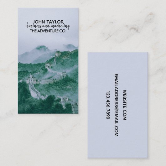 冒険の山と霧 名刺 (正面/裏面)