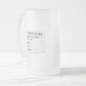 冒険の指示 フロストグラスビールジョッキ (正面左)