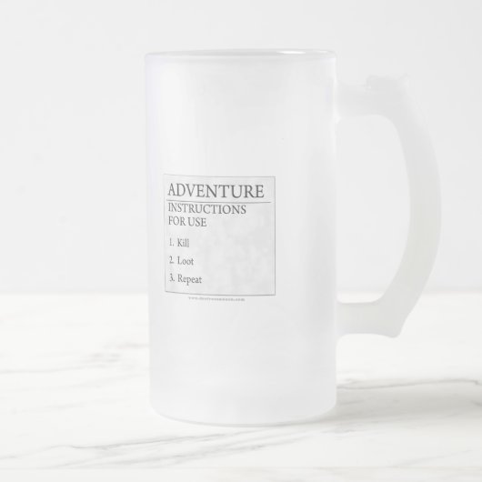 冒険の指示 フロストグラスビールジョッキ (右)