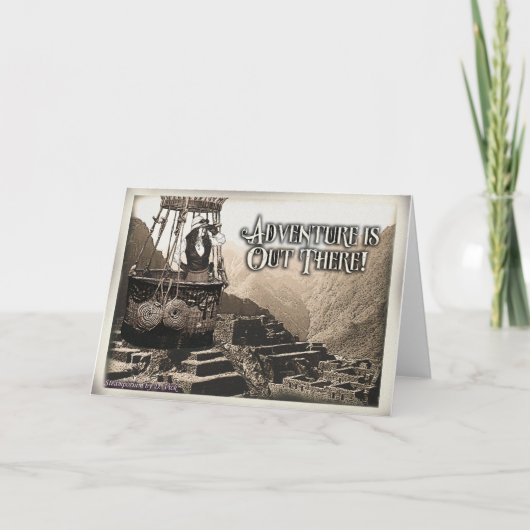 冒険の挨拶状 カード (正面)