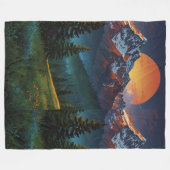 冒険の本質 フリースブランケット (正面(横))