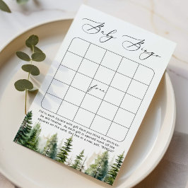 冒険の森の赤ちゃんシャワービンゴゲーム