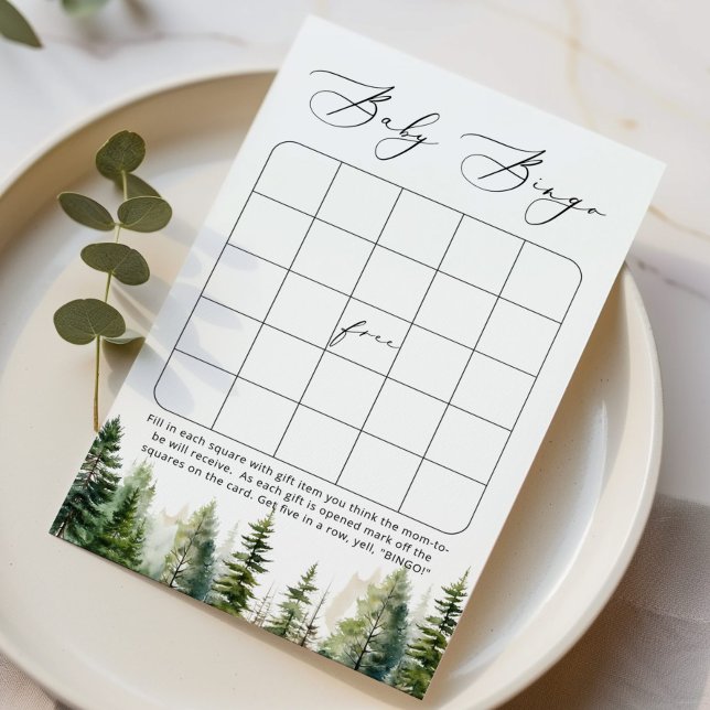 冒険の森の赤ちゃんシャワービンゴゲーム (クリエイターアップロード済み)