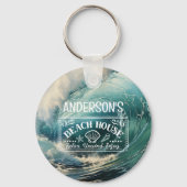 冒険の波を打ち砕く キーホルダー (正面)