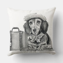 冒険の準備ができているダッパーdachshand