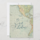 冒険の男の赤ちゃんは招待状を振りかけます 招待状 (裏面)