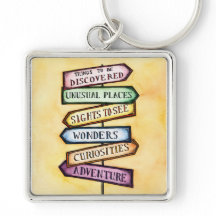 冒険の道路標識旅行芸術