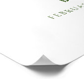 冒険の開始素朴森林ベビーシャワーへようこそ ポスター (角)