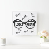 冒険の頂上 スクエア壁時計 (ホーム)