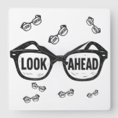 冒険の頂上 スクエア壁時計 (正面)