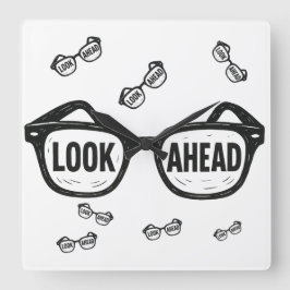 冒険の頂上 スクエア壁時計