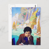冒険のN C Wyethの物語 ポストカード (正面/裏面)