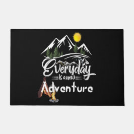 冒険はおもしろい ドアマット