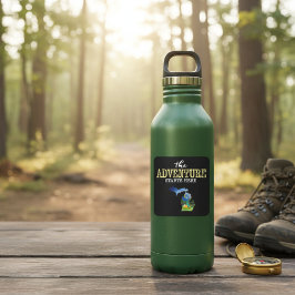 冒険はここから始まるミシガン広場ステッカー スクエアシール