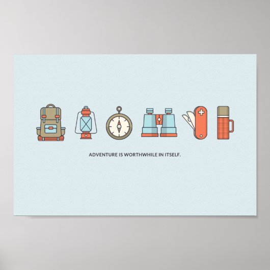 冒険はそれ自体で価値がある ポスター (正面)
