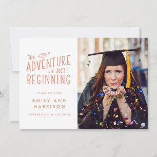 冒険はちょうどフォト卒業を始める 案内状
