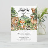 冒険はウッドランドアニマルズフォレストシャワーを待つ 招待状 (スタンド正面)