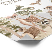 冒険はウッドランド動物はベビーを言わない ポスター (角)