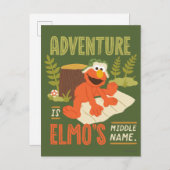 冒険はエルモのミドルネーム ポストカード (正面/裏面)