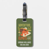 冒険はエルモのミドルネーム |情報の追加 ラゲッジタグ (裏面縦)