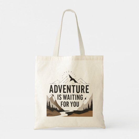 冒険はキャンパーのためのハイキング恋人のギフトを泡立てている トートバッグ (裏面)