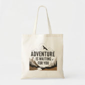 冒険はキャンパーのためのハイキング恋人のギフトを泡立てている トートバッグ (正面)
