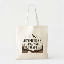 冒険はキャンパーのためのハイキング恋人のギフトを泡立てている トートバッグ
