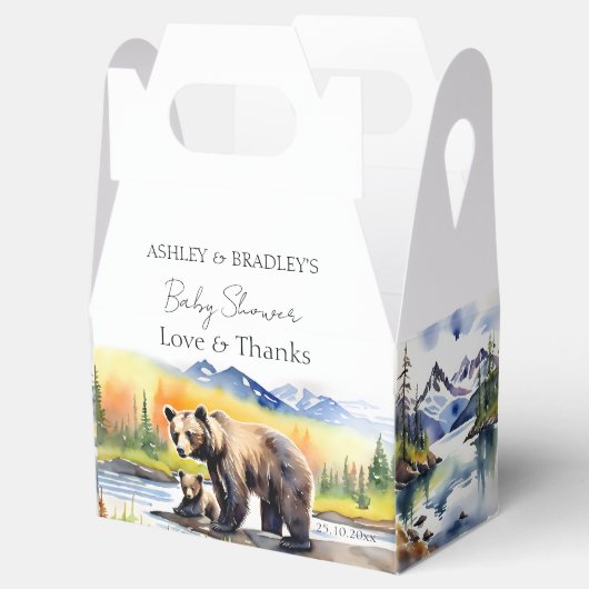 冒険はクマのママはベビーシャワーを待っている フェイバーボックス (オープン)