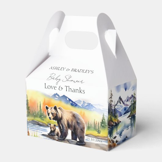 冒険はクマのママはベビーシャワーを待っている フェイバーボックス (正面サイド)