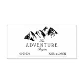 冒険はゴム⎢の素朴スタンプを押す セルフインキングスタンプ (デザイン)