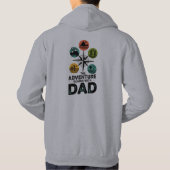 冒険はパパ パーカ (裏面)