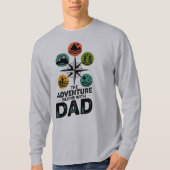 冒険はパパ Tシャツ (正面)
