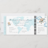 冒険はベアーズ飛んでいる搭乗券を待っている 招待状 (正面)