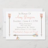 冒険はベビーシャワーの招待状を待ちます 招待状 (裏面)