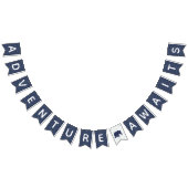 冒険はベビーシャワーの旗を待ちます バンティングフラッグ (全)