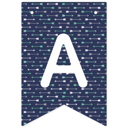 冒険はベビーシャワーの旗を待ちます バンティングフラッグ (第1の旗)