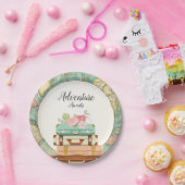 冒険はベビーシャワーの紙皿旅行を待ちます ペーパープレート (パーティー)