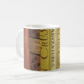 冒険はマグを予約します コーヒーマグカップ (正面左)