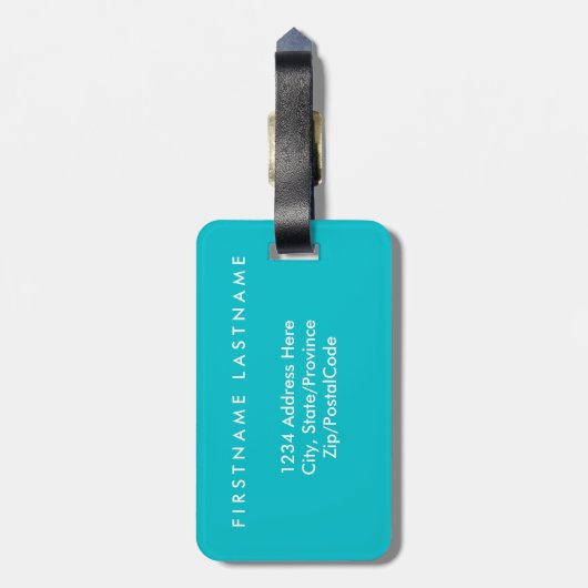 冒険は写真撮影を待ちます ラゲッジタグ (裏面縦)