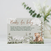 冒険は可愛い森の熊の赤ちゃんシャワーを待っている エンクロージャーカード (スタンド正面)
