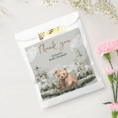 冒険は可愛い森の熊の赤ちゃんシャワーを待っている フェイバーバッグ (封をした状態)